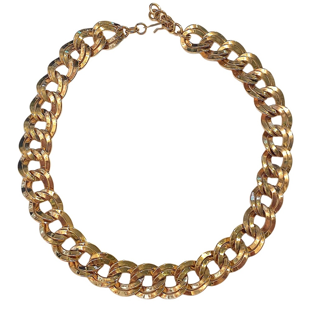 Vintage Thick Gold Chunky Chain Necklace
